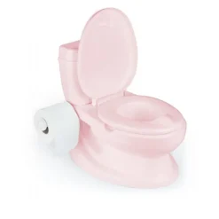 Toilet træner med lyd, Lyserød