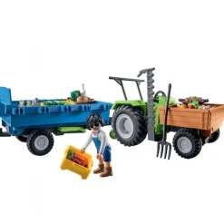 Traktor med anhænger