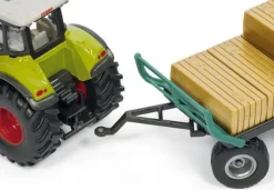 Traktor med balle griber 1:50