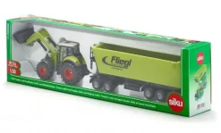 Traktor med frontlader og trailer