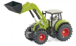 Traktor med frontlader og trailer