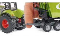 Traktor med frontlader og trailer
