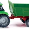 Traktor med gødningsspreder