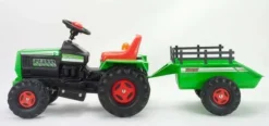 Traktor med hænger Elbil 6V