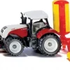 Traktor med plæneklipper