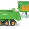 Traktor med trailer sæt 1:87