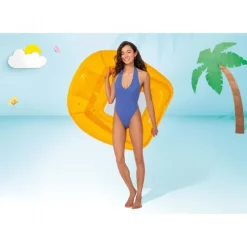 Transparent Badelounge Orange
