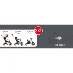 Tricycle Rito 3 i 1 Blå