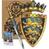 Triple Lion sæt (Sværd, skjold og krone)