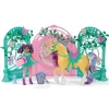 Unicorn Academy Ava + Leaf Stall Playset