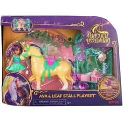 Unicorn Academy Ava + Leaf Stall Playset