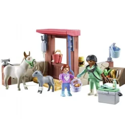 Veterinærmission med æslerne