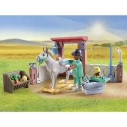 Veterinærmission med æslerne