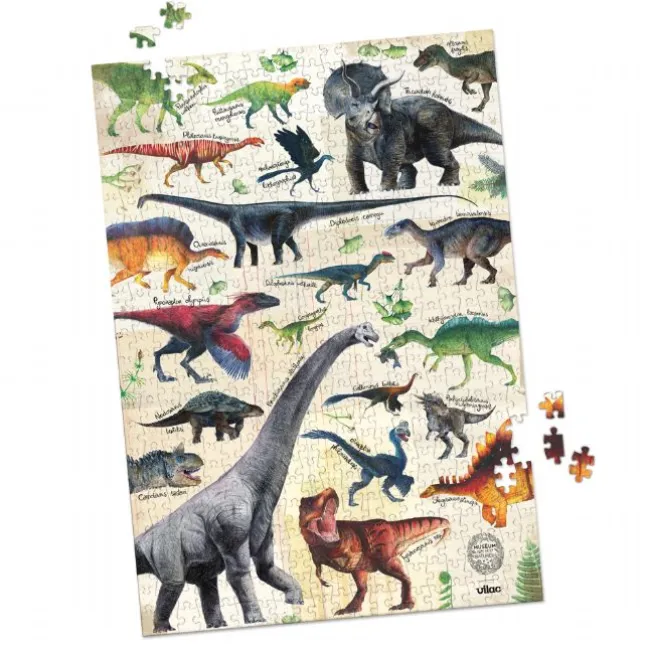 Vilac - Puslespil 500 brk - Dinosaurer