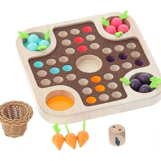 Vilac - Spil - Ludo med grøntsager