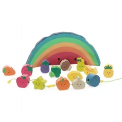 Vilac - Store træperler - Frugter