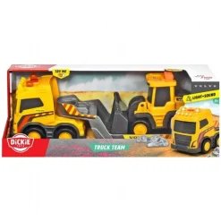 Volvo Truck Team med gravemaskine, lyd o