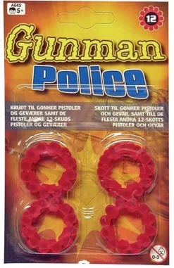 5 x Gunman 12 skuds krudt
