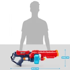 X-Shot Turbo Fire med 48 Pile