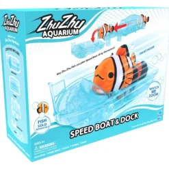 Zhu Zhu Aquarium Speedbåd + Dok